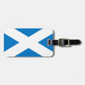 Schottland-Flagge Gepäckanhänger (Vorderseite horizontal)