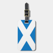 Schottland-Flagge Gepäckanhänger (Vorderseite vertikal)