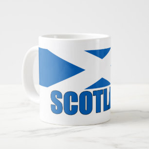 Schottland-Flagge Jumbo-Tasse