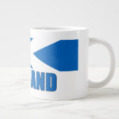 Schottland-Flagge Jumbo-Tasse (Rechts)
