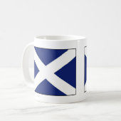 SCHOTTLAND-FLAGGE KAFFEETASSE (Vorderseite Links)