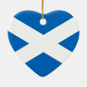 Schottland-Flagge Keramikornament (Hinten)