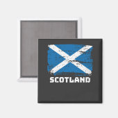 Schottland Flagge Magnet (Vorderseite/Rückseite)