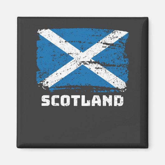 Schottland Flagge Magnet (Vorne)