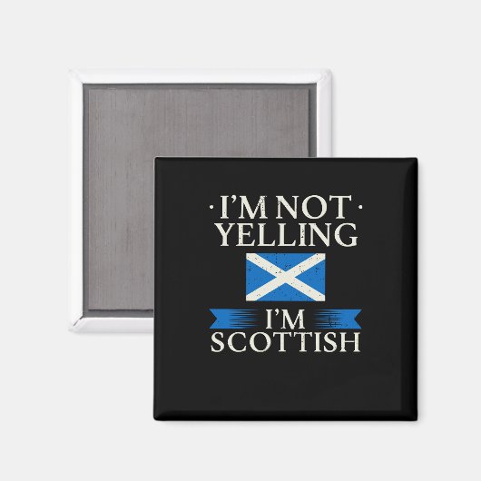 Schottland-Flagge Magnet (Vorderseite/Rückseite)