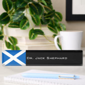 Schottland-Flagge Namensplakette