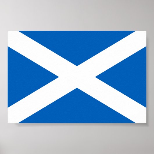 Schottland-Flagge Poster (Vorne)