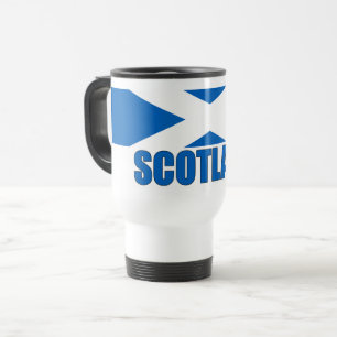 Schottland-Flagge Reisebecher