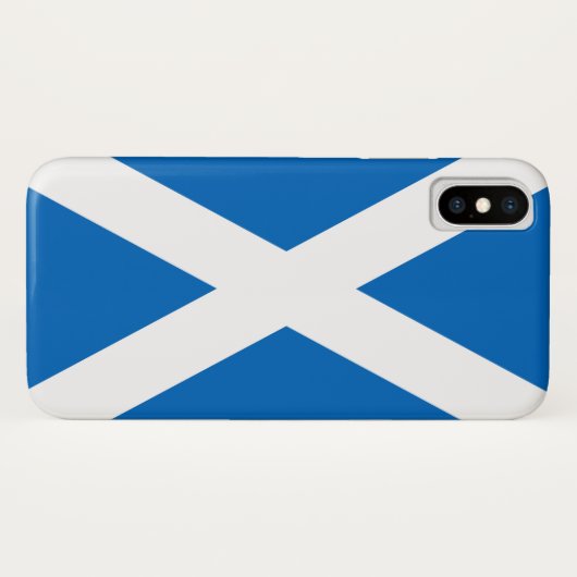Schottland-Flagge - schottische Flaggen-Andenken Case-Mate iPhone Hülle (Rückseite (Horizontal))