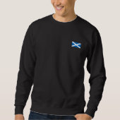 Schottland-Flagge - schottische Flaggen-Andenken Sweatshirt (Vorderseite)