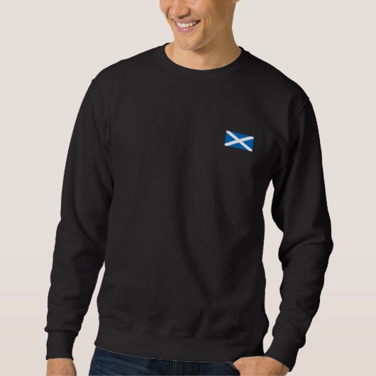 Schottland-Flagge - schottische Flaggen-Andenken Sweatshirt (Vorderseite)