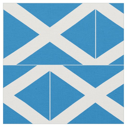 Schottland-Flagge Stoff (Nahaufnahme)