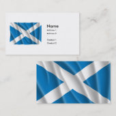 SCHOTTLAND-FLAGGE VISITENKARTE (Vorne/Hinten)