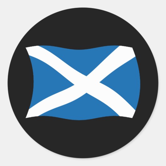 Schottland Flaggen Aufkleber (Vorderseite)
