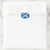 Schottland-Flaggen-Aufkleber Runder Aufkleber (Tasche)
