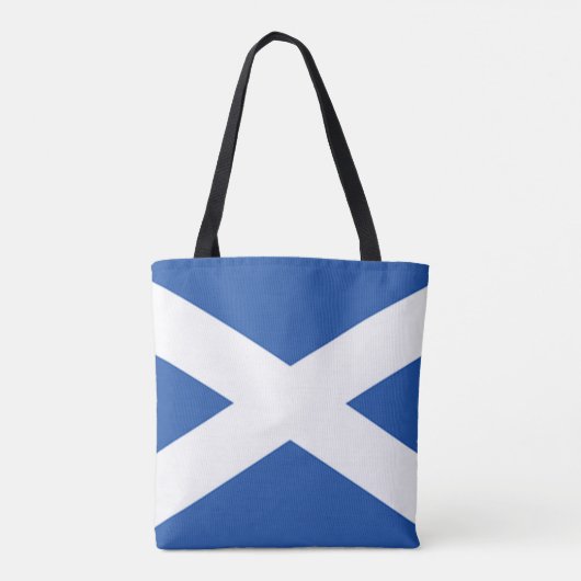 Schottland-Flaggen-blaues Weiß Tasche (Rückseite)
