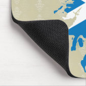 Schottland-Flaggen-Karte Größengleich Mousepad (Ecke)
