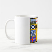 Schottland-Flaggen-Tasse Kaffeetasse (Links)