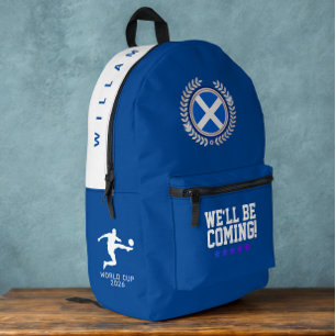 Schottland-Flaggenabzeichen Fußball-Weltmeisters Bedruckter Rucksack