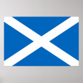 Schottland-Flaggenposter Poster (Vorne)