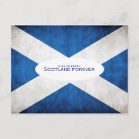 Schottland Forever Alba Gu Brath Flag Postcard