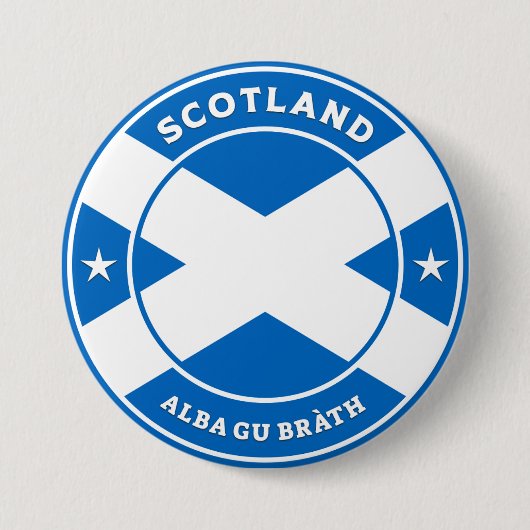 Schottland Forever Button (Vorderseite)