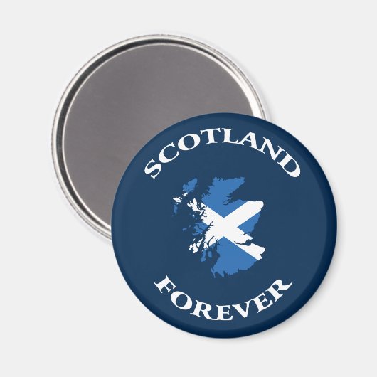 Schottland Forever Magnet (Vorderseite/Rückseite)