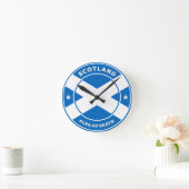 Schottland Forever Runde Wanduhr (Zuhause)