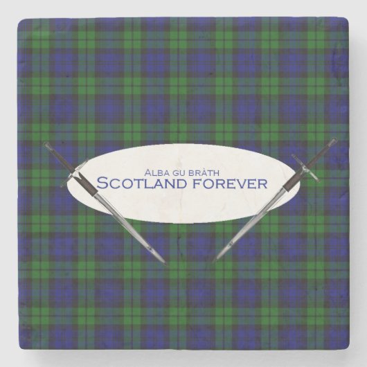 Schottland Forever Stone Untersetzer (Vorderseite)