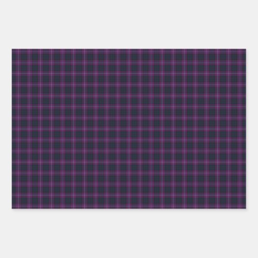 Schottland Forever tartan karierte Musterfamilie Geschenkpapier Set (Vorderseite 2)
