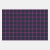 Schottland Forever tartan karierte Musterfamilie Geschenkpapier Set (Vorderseite)