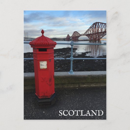 Schottland - Forth Rail Bridge Postkarte (Vorderseite)
