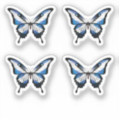 Schottland Frack Butterfly Flag Aufkleber (Vorderseite)