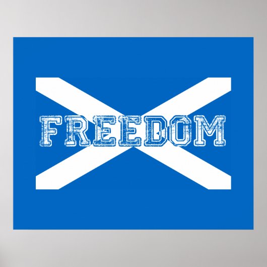 Schottland Freiheit Poster (Vorne)