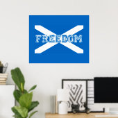 Schottland Freiheit Poster (Heimbüro)