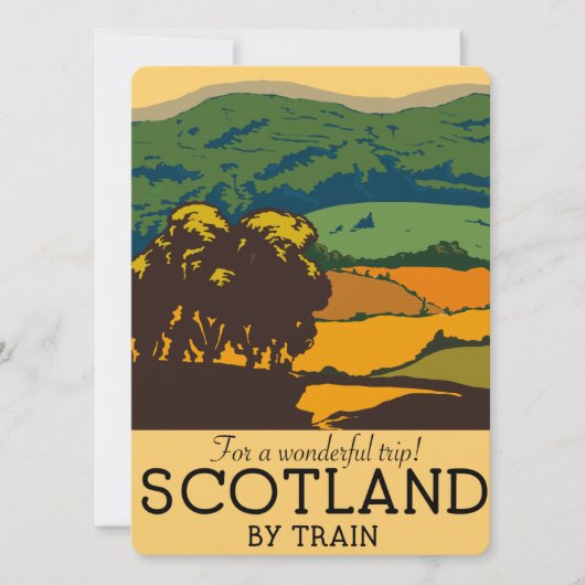 Schottland "Für eine wunderbare Reise!" (Vorderseite)