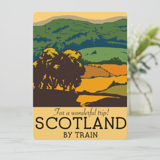 Schottland "Für eine wunderbare Reise!" (Stehend Vorderseite)