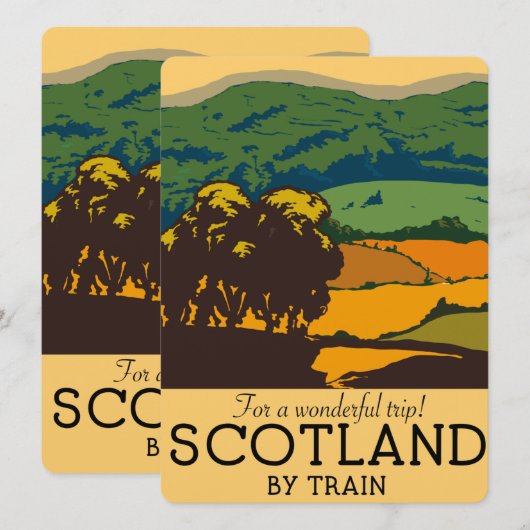 Schottland "Für eine wunderbare Reise!" (Vorne/Hinten)