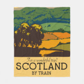 Schottland "Für eine wunderbare Reise!" Fleecedecke (Vorderseite)