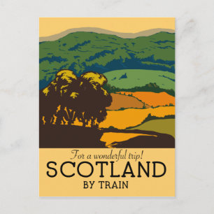Schottland "Für eine wunderbare Reise!" Postkarte