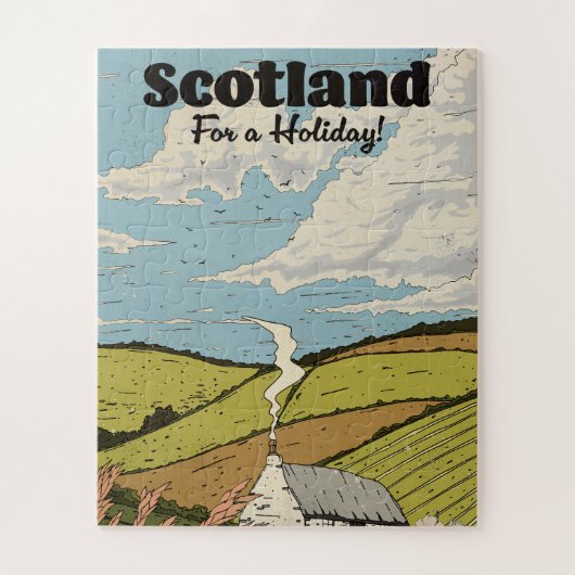 Schottland für einen Urlaub! Puzzle (Vertikal)