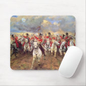 Schottland für immer (Kavalleriebeamte) (Militär) Mousepad (Mit Mouse)