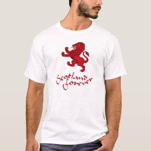 Schottland für immer, zügelloser Löwe T-Shirt