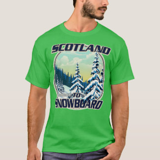 Schottland für Snowboard T-Shirt