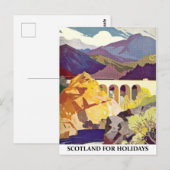 Schottland für Urlaub Postkarte (Vorne/Hinten)