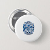 Schottland Fußball 2026 Fußball Fett Land Typograp Button (Vorne & Hinten)