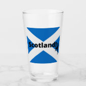 Schottland-Fußball Glas (Vorderseite)