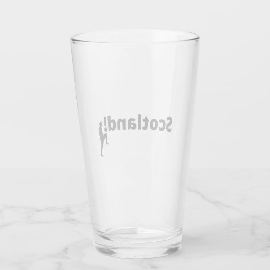 Schottland-Fußball Glas (Rückseite)