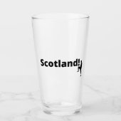 Schottland-Fußball Glas (Vorderseite)