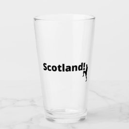 Schottland-Fußball Glas